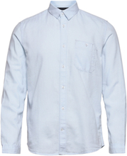 Structured Shirt Skjorte Uformell Blå Tom Tailor*Betinget Tilbud