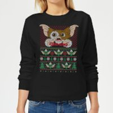 Gremlins Ugly Knit Women's Christmas Jumper - Black - XS
