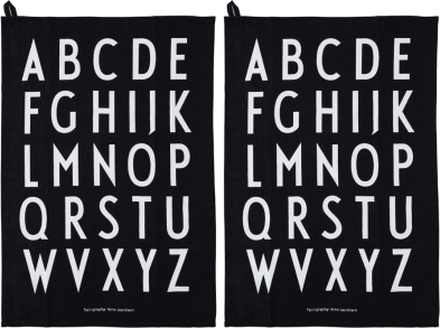 Design Letters - Design Letters Kjøkkenhåndkle 60x40 cm Svart