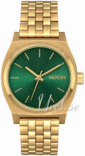 Nixon A11301919-00 The Time Teller Grön/Gulguldtonat stål Ø31 mm