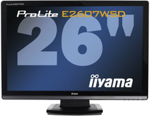 Iiyama E2607WSD - 26 inch - 1920x1200 - Zwart