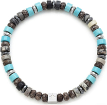 Samie - Bracelet With St Beads In Turquoise Accessories Jewellery Bracelets Pearl Bracelets Black Samie