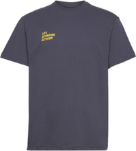 Beat Laa T-shirts Short-sleeved Marineblå Libertine-Libertine*Betinget Tilbud