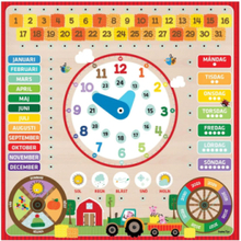 Children's Learning Calendar - Wacky Wonders - Fcs - Swedish Toys Creativity Calendars Multi/mønstret Barbo Toys*Betinget Tilbud