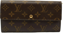 Louis Vuitton Monogram Canvas Flap Continental Wallet