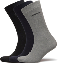Socks 3-Pack Underwear Socks Regular Socks Black Lindbergh