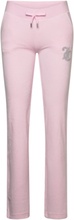 Caviar Bead Western Diamante Del Ray Pant Bottoms Sweatpants Pink Juicy Couture