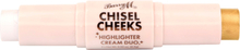 Barry M Chisel Cheeks Highlighter Cream Duo Silver/Gold