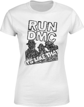 Run DMC It's Like That Damen T-Shirt - Weiß - XL