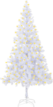 vidaXL Albero di Natale Artificiale con LED 210 cm 910 Rami