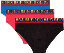 Diesel Slips Andre 3-pack roze-blauw-zwart