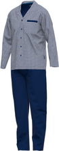 Gotzburg Doorknoop pyjama jersey blauw