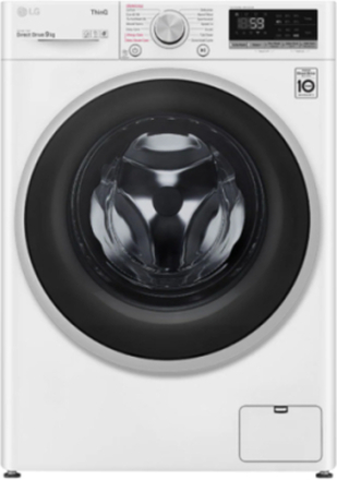 LG F4WV509S1WE Vaskemaskine - Hvid