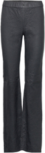 Pauline Cuir Froisse Bottoms Trousers Flared Black Zadig & Voltaire