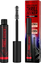 Volume Thrill Seeker Mascara 004 Pitch Black Mascara Makeup Nude Rimmel