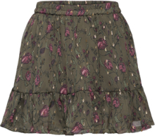 Skirt Flower Dot Dresses & Skirts Skirts Short Skirts Green Creamie