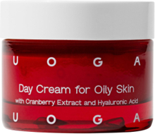 Uoga Uoga Day Cream For Combination And Oily Skin With Cranberry Extract And Hyaluronic Acid 30 Ml Beauty WOMEN Skin Care Face Day Creams Nude Uoga Uoga*Betinget Tilbud