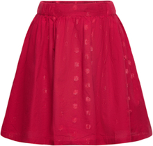 Skirt W. Lining Dresses & Skirts Skirts Midi Skirts Red Minymo
