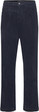 Wide Fit Corduroy Pants Bottoms Trousers Chinos Navy Lindbergh