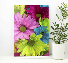 Kleurrijke bloemen canvas