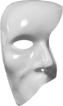 Vit Phantom Halvmask - One size