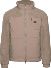 Sherpa Workwear Hybrid Jacket Tops Sweatshirts & Hoodies Fleeces & Midlayers Beige Superdry