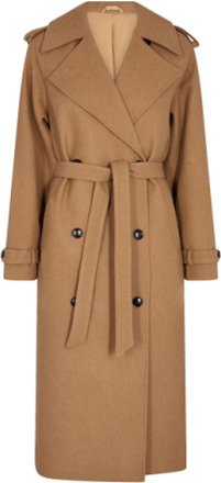 Bs Margot Coat Outerwear Coats Winter Coats Brown Bruun & Stengade