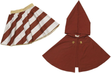 Dress-Up Elf Set - Skirt And Cape Toys Costumes & Accessories Costumes Accessories Multi/mønstret Fabelab*Betinget Tilbud