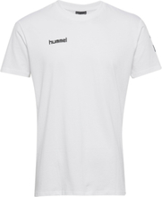 Hmlgo Cotton T-Shirt S/S T-shirts Short-sleeved Hvit Hummel*Betinget Tilbud