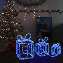 vidaXL Juldekoration julklappar med 180 LED inomhus/utomhus