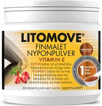 Litomove Nyponpulver Vitamin C 200 gram