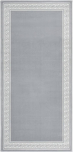 vidaXL Gulvteppe BFC grå med motiv 80x150 cm
