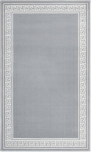 vidaXL Gulvteppe BFC grå med motiv 100x150 cm