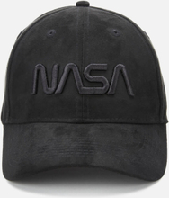 NASA 3D Embroidered Suede Cap - Schwarz
