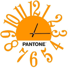 Orologio da parete design classico Pantone arancione Link