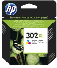 HP 302XL Blekkpatron, flere farger