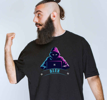 Aanpasbare T-shirt met hacker en naam