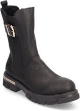 "Z9127-00 Shoes Boots Ankle Boots Ankle Boots Flat Heel Black Rieker"