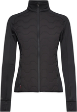 Txlite Hybrid Midlayer Zip Woman Sport Sweatshirts & Hoodies Fleeces & Midlayers Black Tenson