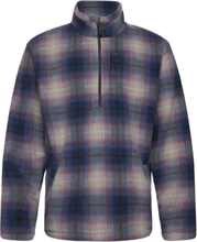 Boundary Mock Neck Sweat-shirts & Hoodies Fleeces & Midlayers Blå Billabong*Betinget Tilbud