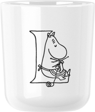 Moomin Abc Krus - L 0.2 L. Home Tableware Cups & Mugs Espresso Cups Hvit RIG-TIG*Betinget Tilbud