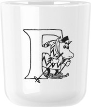 Moomin Abc Krus - F 0.2 L. Home Tableware Cups & Mugs Espresso Cups Hvit RIG-TIG*Betinget Tilbud