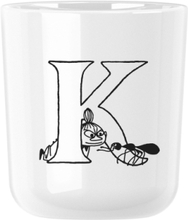 Moomin Abc Krus - K 0.2 L. Home Tableware Cups & Mugs Espresso Cups Hvit RIG-TIG*Betinget Tilbud