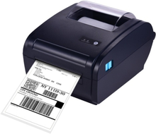 Desktop Thermal Label Printer for 4x6 Shipping Package Label 160mm/s High Speed USB Connection Printer Label Maker Sticker Max.110mm Paper Width Compatible with Amazon UPS Ebay Shopify FedEx Labeling Barcode Express Label Printing Postage Mailing Labeling