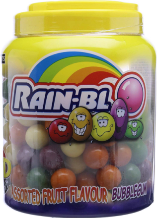 Zed Rainblo Gum - Låda med 180 stk Tuggummikulor
