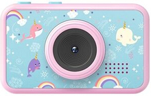 AD-G29D 2.4 inch Screen Kids Camera Front/Back Dual Camera Portable Handheld Mini Camera with Games/