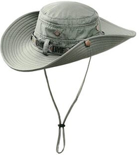 Summer Hat Outdoor UV Protection Fishing Hat Wide Brim Beach Foldable Hiking Cap