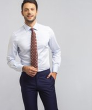 Camicia da uomo su misura, Canclini, Eco Azzurra Cotone Organico, Quattro Stagioni | Lanieri