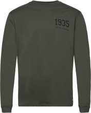 Ls Tee 1935 Gots Tops T-Langærmet Skjorte Green Resteröds