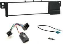 car CD Radio Stereo Fascia Facia Steering Stalk Adaptor Kit For Bmw 3 Series E46